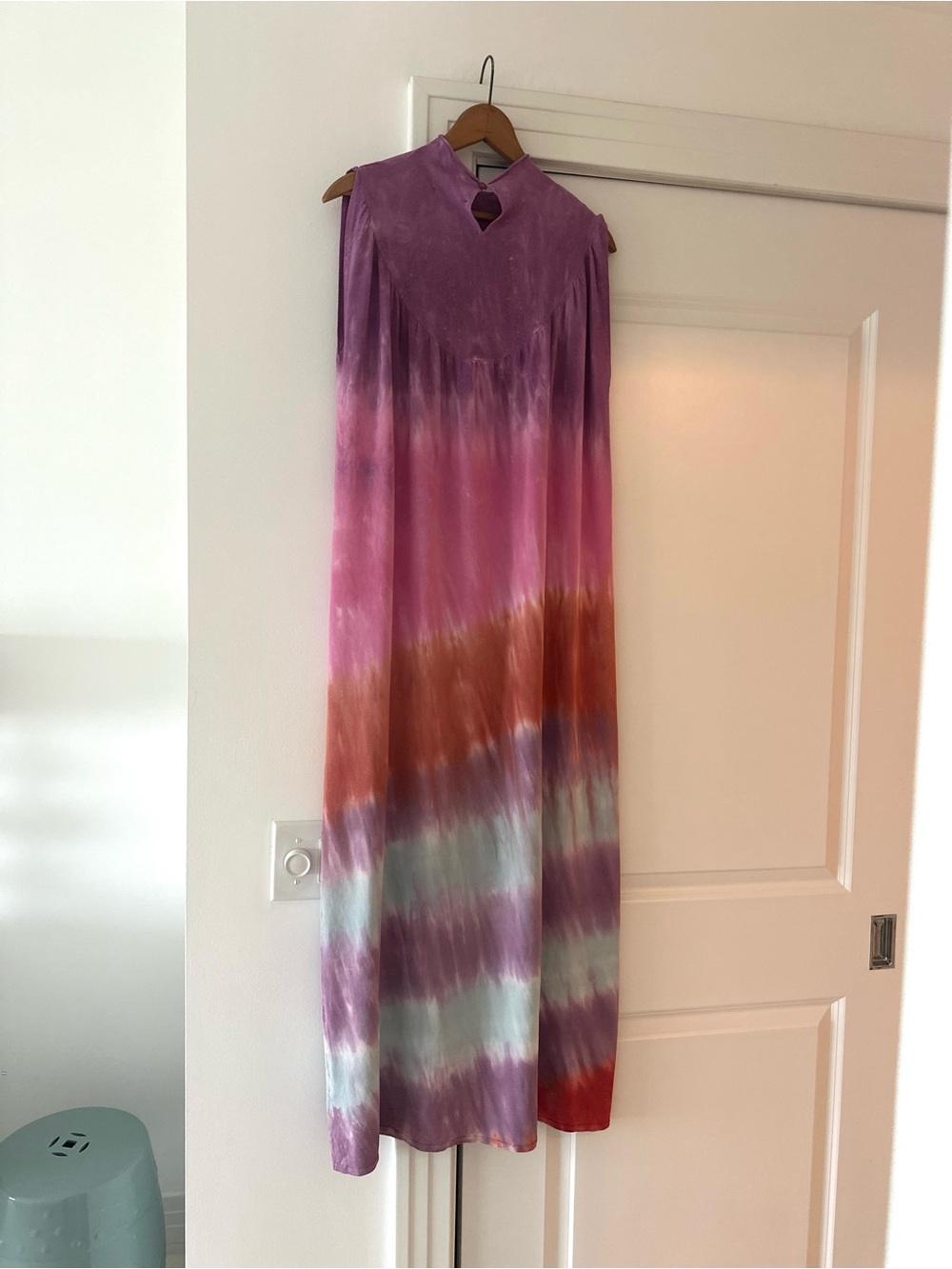 Zara Sleeveless Tie-Dye Maxi Dress - Picture 6 of 14